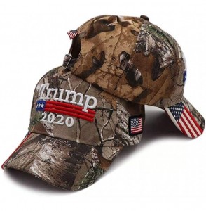 Baseball Caps Donald Trump Hat Camouflage Cap Keep America Great MAGA Hat President 2020 American Flag USA - Camo2 - CA196OL249A