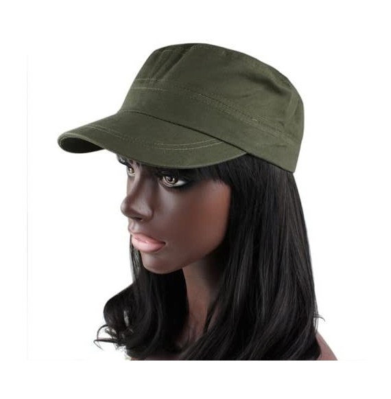 Baseball Caps Fashion Summer Adjustable Army Cadet Military Cap - Army Green - CQ11ZQ295VJ
