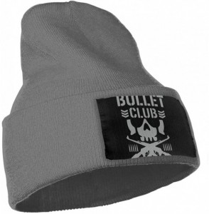 Skullies & Beanies Women & Men Bullet Club Winter Warm Beanie Hats Stretch Skull Ski Knit Hat Cap - Deep Heather - CU18MGDO2DD