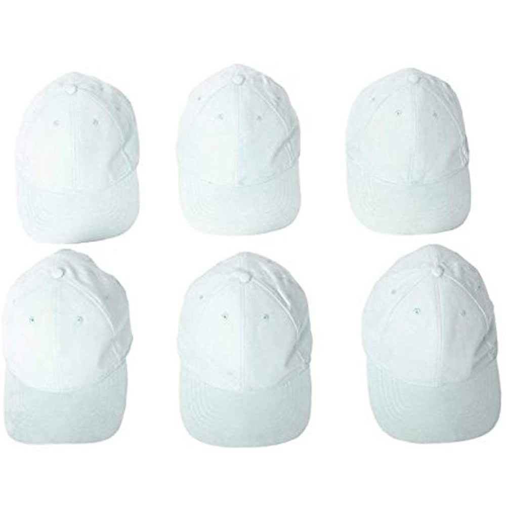 Baseball Caps Ladies Caps 6 Packs - Soft Sea Glass Suede - CS18EYE2ALU