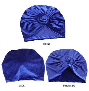 Skullies & Beanies New Women's Cotton Flower Elastic Turban Beanie Chemo Cap Hair Loss Hat - W 3 in 1 Styie 3 - CW1920KKOT6