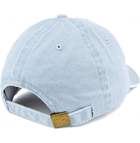 Baseball Caps Vintage 1960 Embroidered 60th Birthday Soft Crown Washed Cotton Cap - Light Blue - CX180WTAX3I