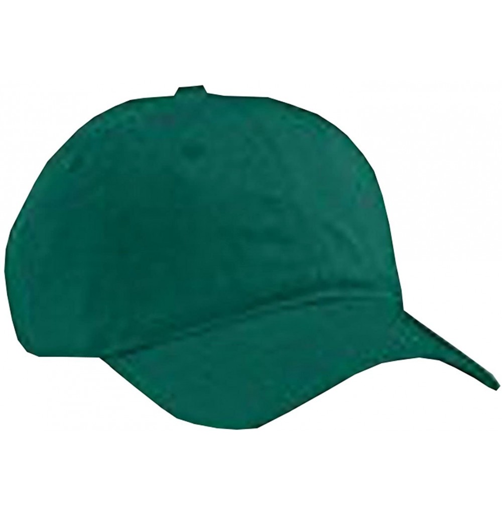 Baseball Caps 100% Organic Cotton Twill Adjustable Baseball Hat - Green - CR12OBQILDY
