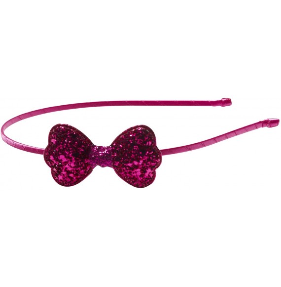 Headbands "Isabelle" Glitter Bow Headband - Fuchsia - CJ12DET6IF1