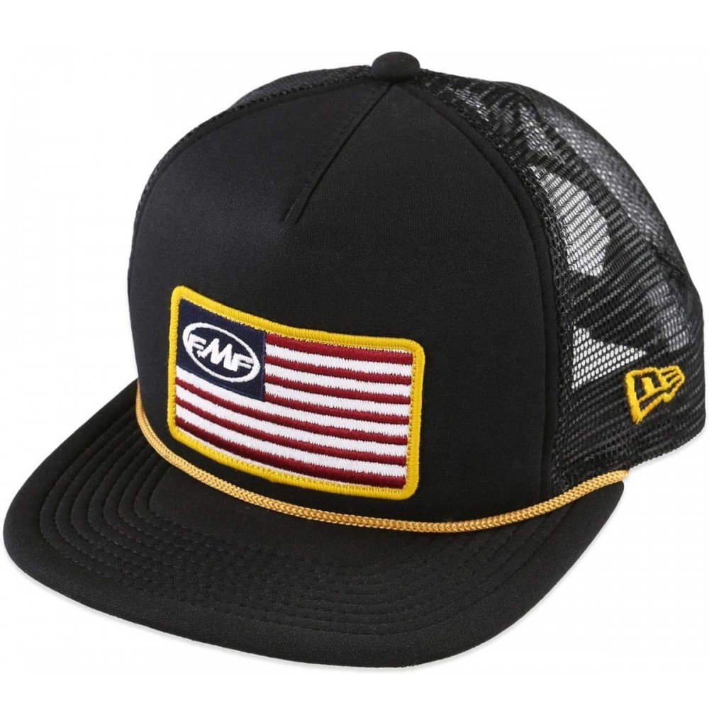 Baseball Caps Unisex-Adult Stars and Bars 2 Snapback Trucker Hat (Black- One Size)-F35196109BLKONZ - Black - CR12DQU8AT9