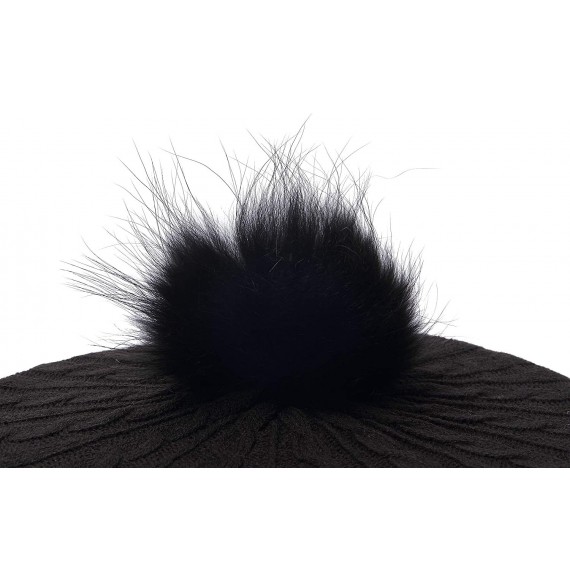 Skullies & Beanies Womens Snood Hairnet Headcover Knit Beret Beanie Cap Headscarves Turban-Cancer Headwear for Women - 1700-3...