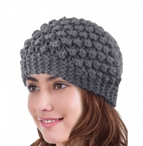 Headbands Women's Winter Wide Knit Headband - Wide - Gray - CF17XSSEO0R