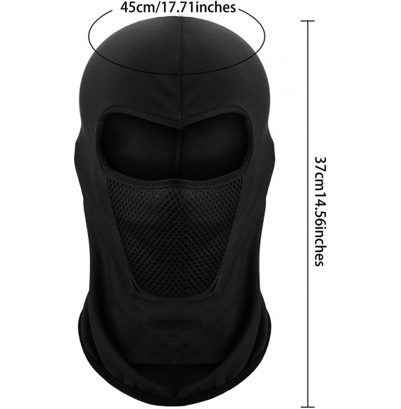 Balaclavas 4 Pieces Summer Balaclava Face Cover Windproof Fishing Cap Breathable Full Face Cover for Outdoor Activities - CE1...