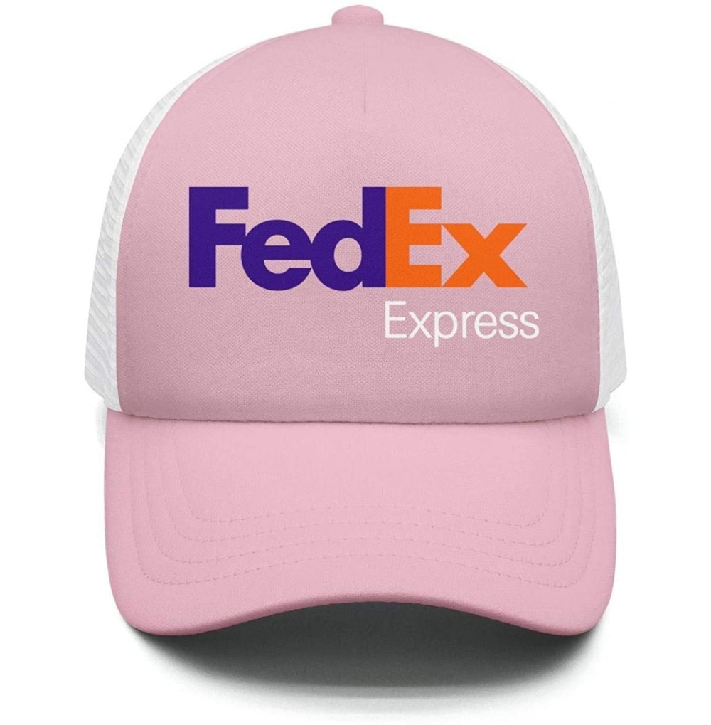 Baseball Caps Mens Casual FedEx-Ground-Express-Violet-Green-Logo-Symbol-Adjustable Fitted Hat - Light-pink-9 - C018OQW7KAW
