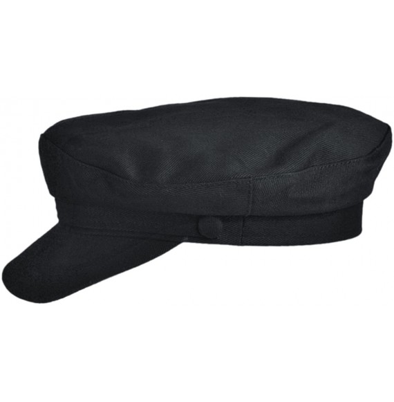 Newsboy Caps Fiddler's Cotton Cap - Black - CU1147W6LBB
