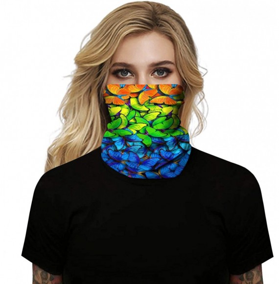 Balaclavas 3D Face Mask Seamless Bandana Unisex Headscarf UV Protection Scarf - Color G - CR199ZNU5XR