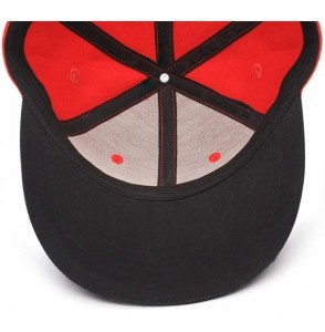 Baseball Caps Baseball Hats Victory-Motorcycle- All Cotton Snapback Flatbrim Hip Hop Cap - Red-101 - CM18UMDNOOH