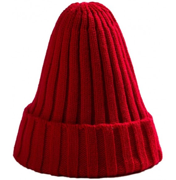 Skullies & Beanies Winter Knit Beanie Cap Ski Hat Casual Hats Warm Caps for Men Women - I - C718ILZXW2C