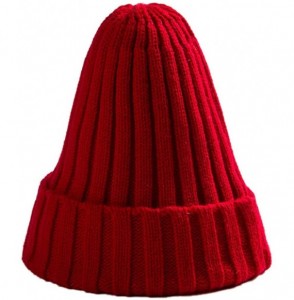 Skullies & Beanies Winter Knit Beanie Cap Ski Hat Casual Hats Warm Caps for Men Women - I - C718ILZXW2C