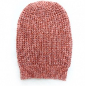Skullies & Beanies Warm and Super Soft Premium Wool Slouchy Beanie Hat For Men and Women - Pinkish Red - C4189ZRO3W2