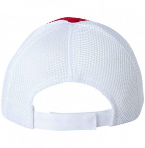 Baseball Caps Spacer Mesh Cap - Red/White - CC11CYQ6239