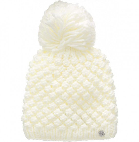 Skullies & Beanies Womens Women's Brrr Berry Hat - White/White - CQ188AMXEID
