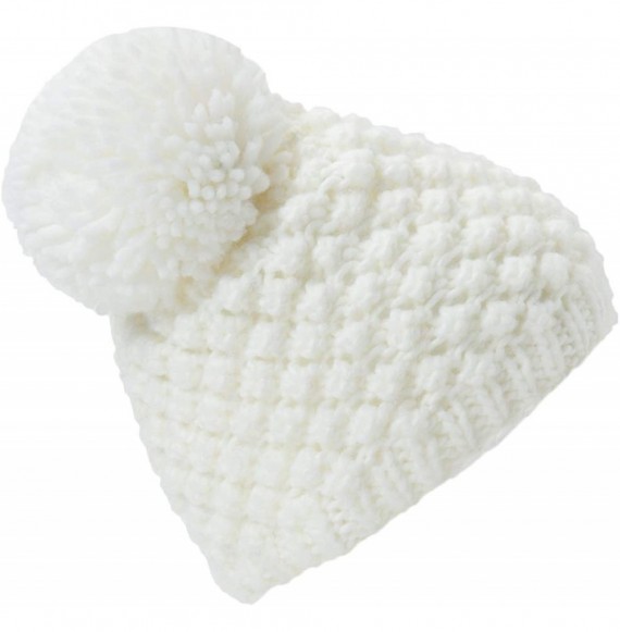 Skullies & Beanies Womens Women's Brrr Berry Hat - White/White - CQ188AMXEID