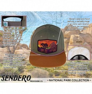 Baseball Caps National Park Braided Rope Hat Snapback Collection - Joshua Tree National Park - CH18YWSQC4G
