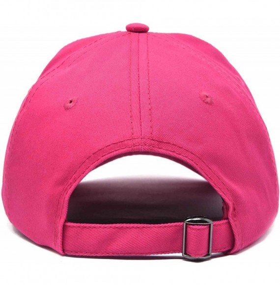 Baseball Caps Volleyball Mom Premium Cotton Cap Womens Hats for Mom - Hot Pink - C818IWIDX6U