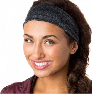 Headbands Adjustable & Stretchy Xflex Band Wide Sports Headbands for Women Girls & Teens - CQ12O4X5W4P