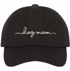 Baseball Caps Dog Mom Baseball Hat - Unisex Hat - Dog Lover Gift - Black - C718O9Q28WH