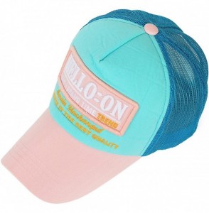 Baseball Caps Mesh Back Baseball Cap Trucker Hat 3D Embroidered Patch - Color2-2 - CZ12IR9YQ39