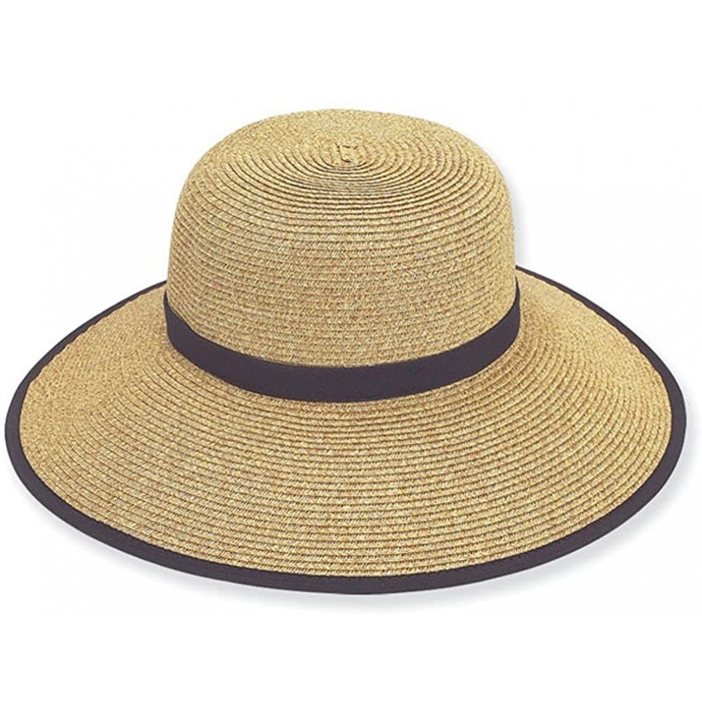 Sun Hats French Laundry Packable Crushable Travel Hat - Brown - CD11LZX72FT