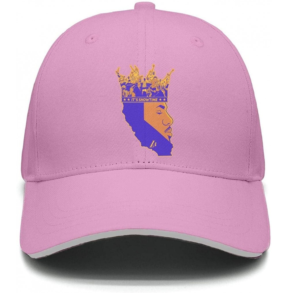 Skullies & Beanies Purple-LABRON-Creative-Word-Logo Printing Womens Mens Hip-hop Hat - It't Show Time-1 - C718NOY807K