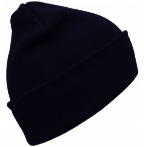 Skullies & Beanies Custom Hat Wool Cuffed Plain Beanie Warm Winter Knit Hats Skull Cap DIY Hat - Light Grey - CD18LXX93YE