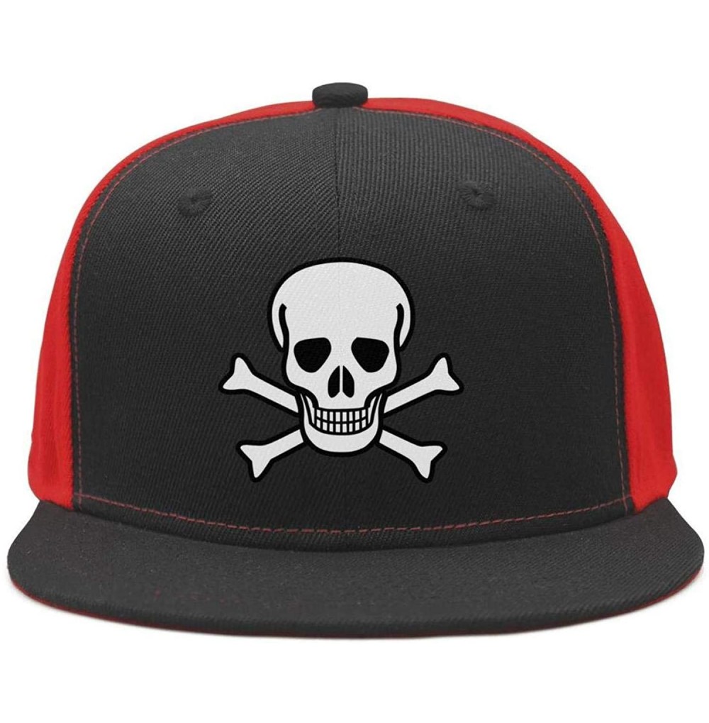 Baseball Caps Skull and Crossbone Pirate Flag Women Men Plain Caps Cool Hat - Skull and Crossbones-1 - CO18HU326YA