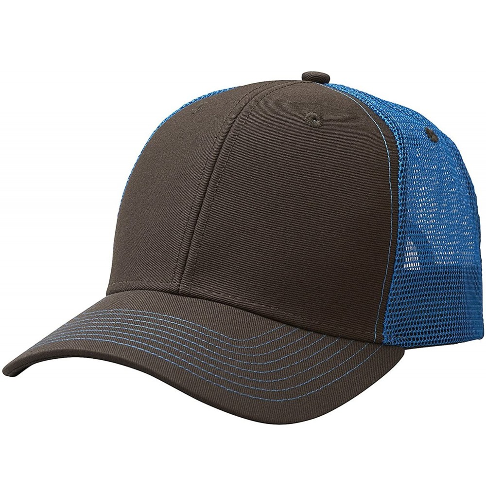 Baseball Caps Unisex-Adult Sideline Cap - Dark Grey/Neon Blue - CC18E3TX5NA