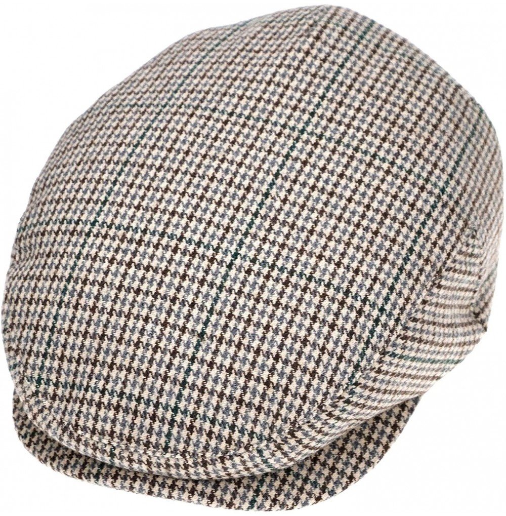Newsboy Caps Newsboy Hats Men Flat Cap Gatsby Snap Classic Herringbone Twill Vintage 8 Panel Hat - Plaid04(2575 - CK18A78AOYD
