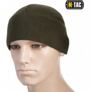 Skullies & Beanies Skull Cap Fleece 330 Winter Hat Mens Military Watch Tactical Beanie - Olive - C6187Y6I0LI