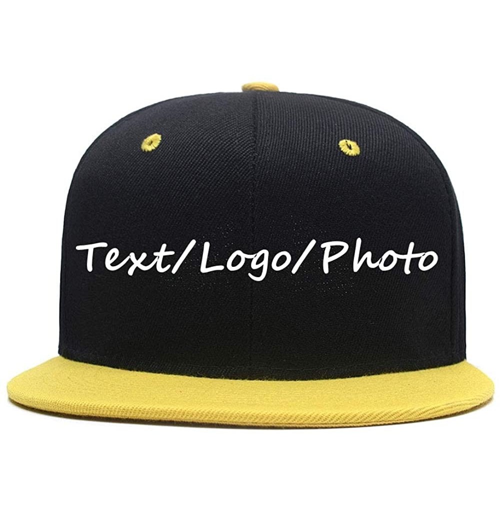 Baseball Caps Snapback Personalized Outdoors Picture Baseball - Yellow 2 - CO18I8XU66D