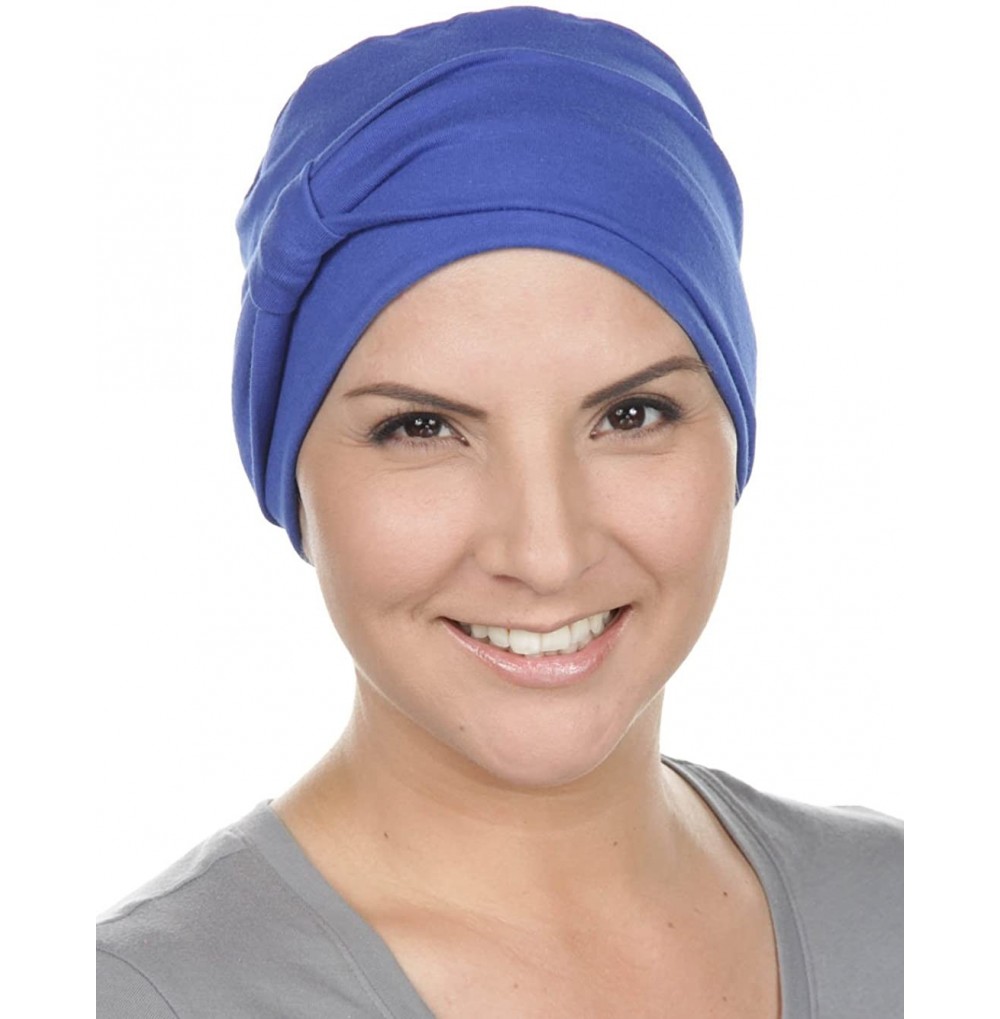 Headbands Double Layered Comfort Cotton Chemo Sleep Cap & Headband Beanie Hat Turban for Cancer - CU11BFKFSXF
