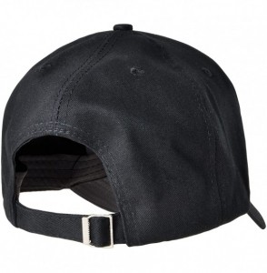 Baseball Caps Cute Embroidered Cotton Baseball Cap Adjustable Strapback Hat - Bird Black - CB18E3CCHS0