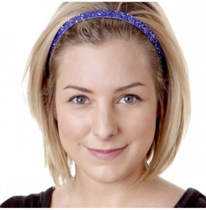 Headbands Women's Bling Glitter Adjustable No Slip Bulk Headbands Gift Sets 10pk - Skinny Neutral & Bold 10pk - CX18YLXHCGO