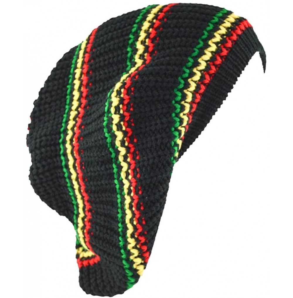 Skullies & Beanies Kufi Hat Crochet Cap Beanie-rasta Black Red Yellow Green - CO110GF4XBD