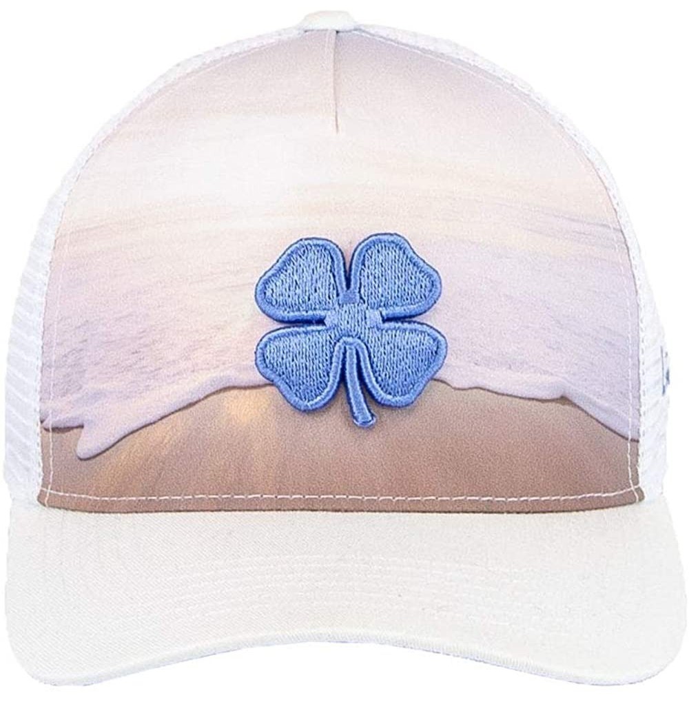 Baseball Caps Black Clover Shoreline Adjustable Snapback Hat (Carolina Blue/White) - CL18ORX42L3