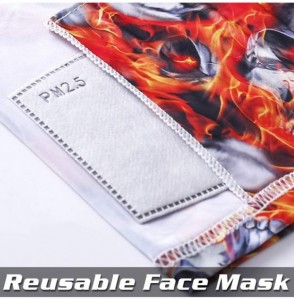 Balaclavas Neck Gaiter with Carbon Filter- UV Protection Face Cover for Hot Summer Cycling Hiking Sport Outdoor - CY19834W830