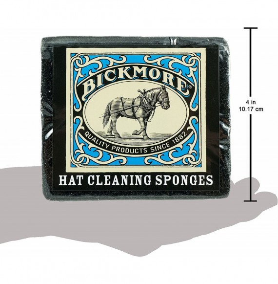 Cowboy Hats Felt Hat Cleaning Sponge - Perfect for Western- Cowboy- Cowgirl Hats & More Black - CM17Z4NCZ9E