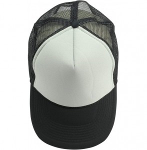 Baseball Caps 2 Packs Baseball Caps Blank Trucker Hats Summer Mesh Cap Flat Bill or Chambray Hats (2 for Price of 1) - CW17YT...