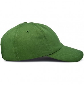 Baseball Caps Baseball Cap Dad Hat Plain Men Women Cotton Adjustable Blank Unstructured Soft - Olive - CU12ODKPOVA
