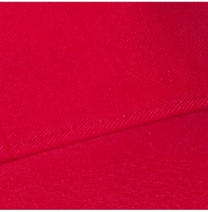 Visors Pro Style Cotton Twill Washed Visor - Red - CO1153M5GXN