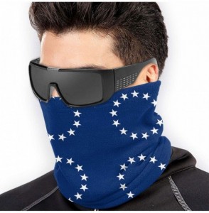 Balaclavas American Flag Face Mask Bandanas Neck Gaiter Warmer Windproof Mask Dust Protect Face Mask Bandana - Black-66 - C31...