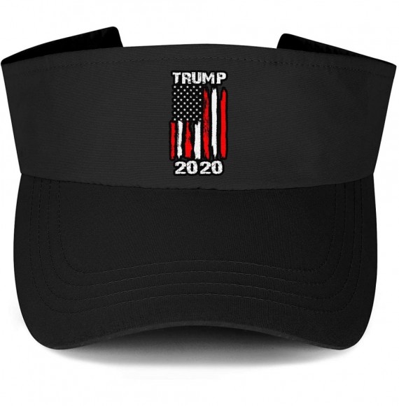 Visors Trump 2020 Visor Hats Women Mens Adjustable Hats for Golf Tennis Tennis Cycling Running & Hiking - CF18ZDG9DKE