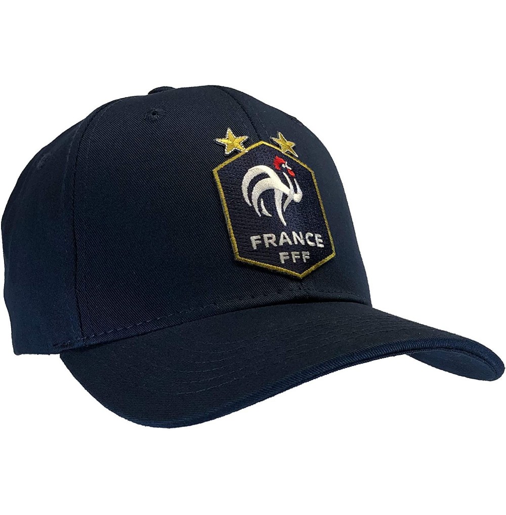 Baseball Caps French Football Federation FFF Hat Blue Ball Cap - C911B91AIK7