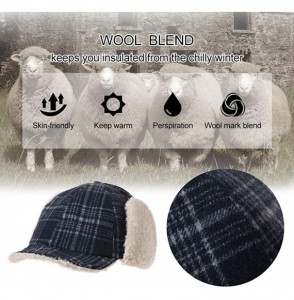 Skullies & Beanies Wool/Cotton/Washed Baseball Cap Earflap Elmer Fudd Hat All Season Fashion Unisex 56-61CM - 00810_dark Gray...