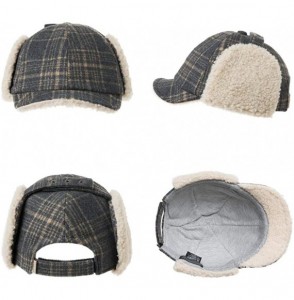 Skullies & Beanies Wool/Cotton/Washed Baseball Cap Earflap Elmer Fudd Hat All Season Fashion Unisex 56-61CM - 00810_dark Gray...